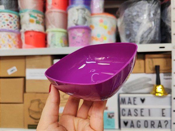 Tigelinha Quadrada 300 ml Beterraba