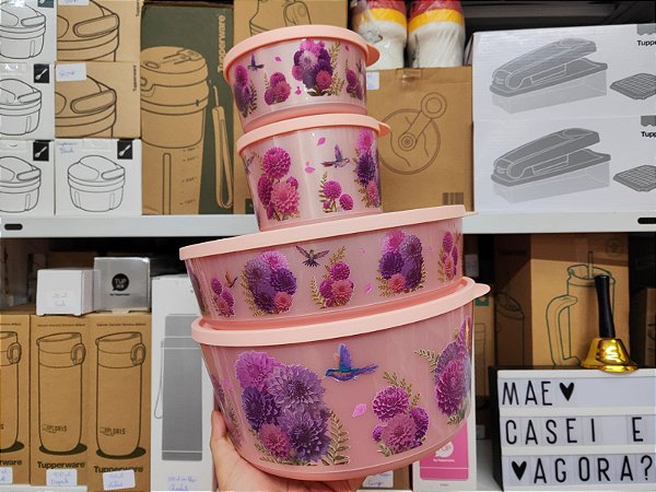Kit 4 Peças Tigela Ilúmina Jardim em Festa