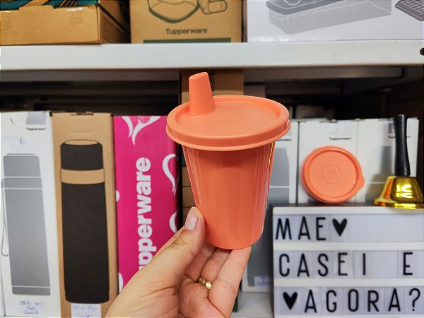 Copinho com Bico 200 ml Pêssego