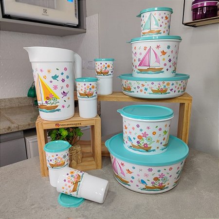 Kit 10 Peças Mar de Flores