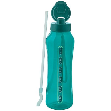 Garrafa Aquavibe com Canudo Flexível 1,2 Litros Mistério