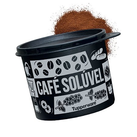 Tupper Caixa Redondinha Café Solúvel Pop Box 500 ml