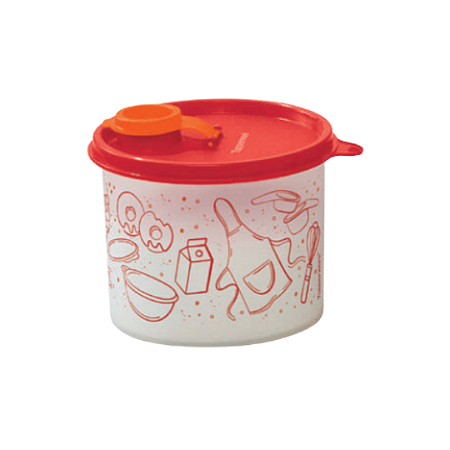 Tupper Redondinha com Bico Dosador Receitas 500 ml