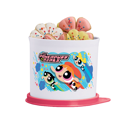 Tupper Redondinha 500 ml Powerpuff Girls (Meninas Superpoderosas)
