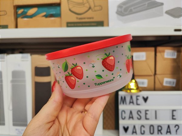 Refri Line Redondo 530 ml Morangos