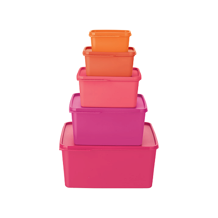 Kit 5 Peças Basic Line Cores Tropicais