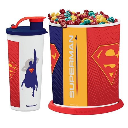 Kit 2 Peças Superman - Instantanea + Copo