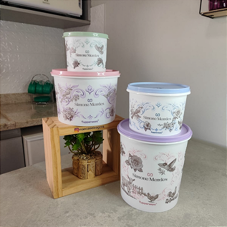Kit 4 Peças Tupper Caixa Simone Mendes