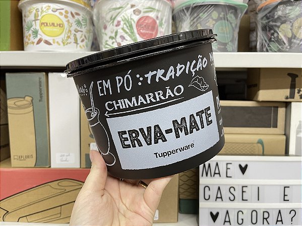 Tupper Caixa Erva Mate PB 900 g / 2,4 L