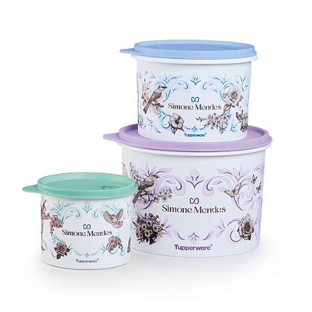 Kit 3 Peças Tupper Caixa Simone Mendes - Retorno às Origens