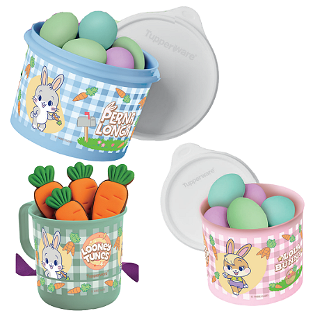 Kit 3 Peças Looney Tunes Páscoa