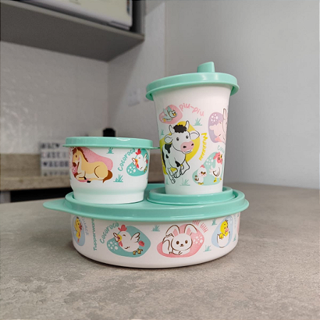 Kit 3 Peças Baby Fazendinha