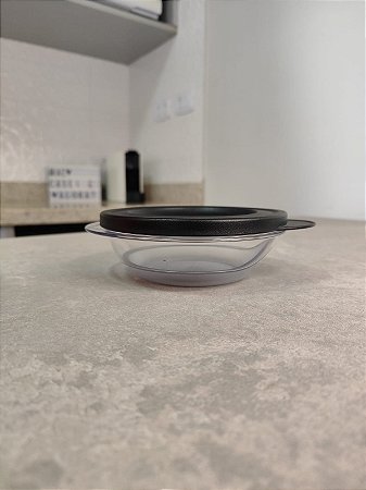 Tigela Design 250 ml Tampa Preta