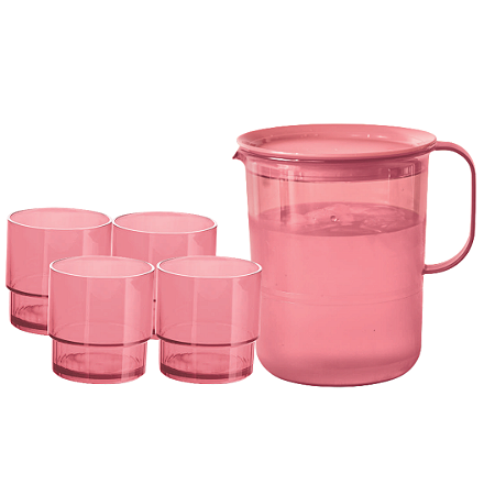 Kit 5 Peças Premier Rosa Quartzo