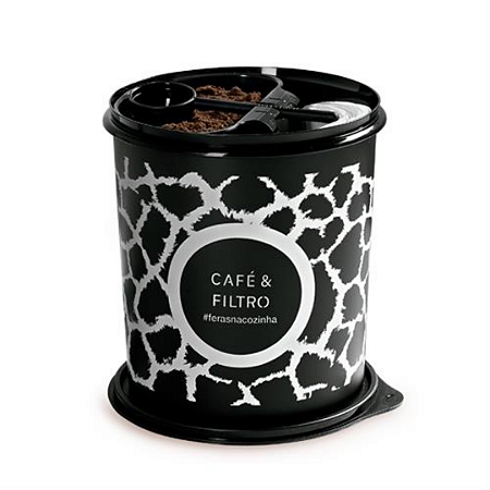 Tupper Caixa Café e Filtro Feras 500 gr / 3,7 Litros