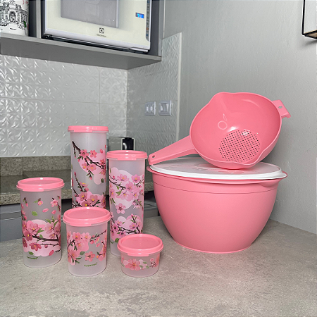 Kit 7 Peças Flor de Cerejeira