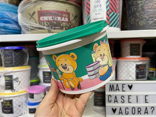 Tupper Caixa Ursinho 1,1 Litro