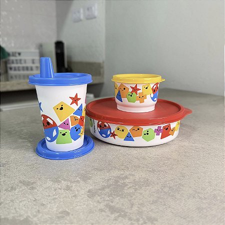 Kit 3 Peças Baby Encaixe Geométrico