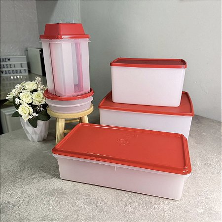 Kit 5 Peças Armazenamento Pitanga