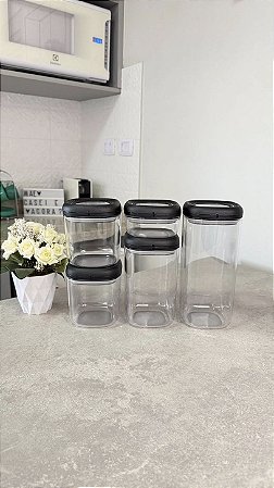 Kit 5 Peças Conserva Twist e Fresh