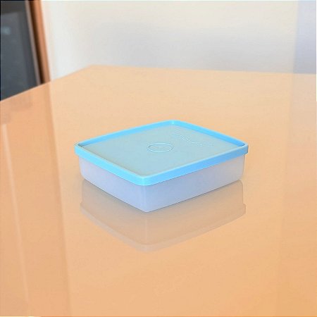 Refri Box Quadrado 400 ml Azul