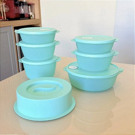 Kit 7 Peças Cristalwave Verde