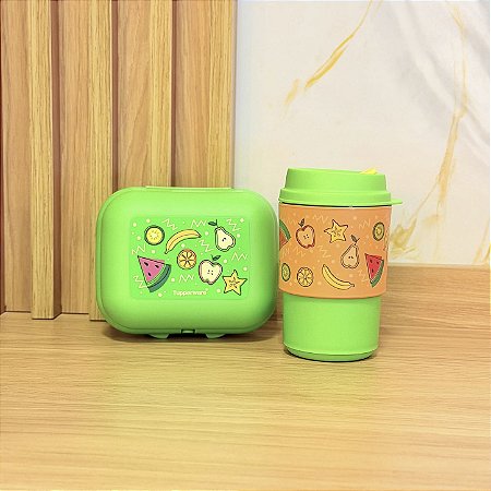 Kit 2 Peças Viagem Salada de Frutas