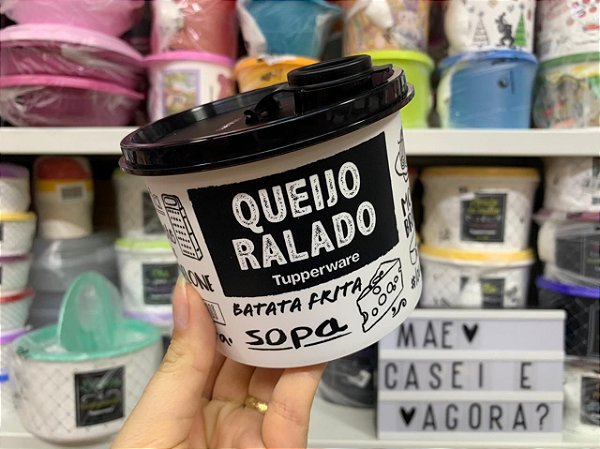 Tupper Redondinha Queijo Ralado PB 500 ml