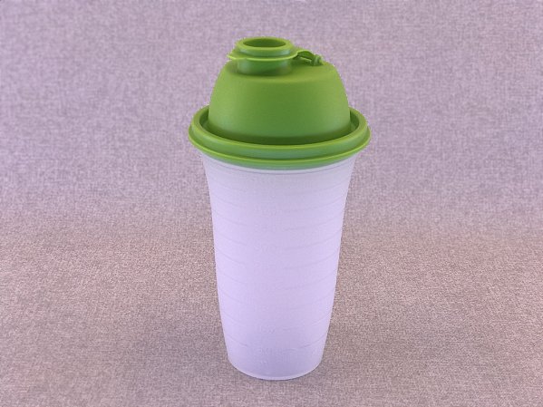 Quick Shake II 500 ml - Base Translúcida e Tampa Verde