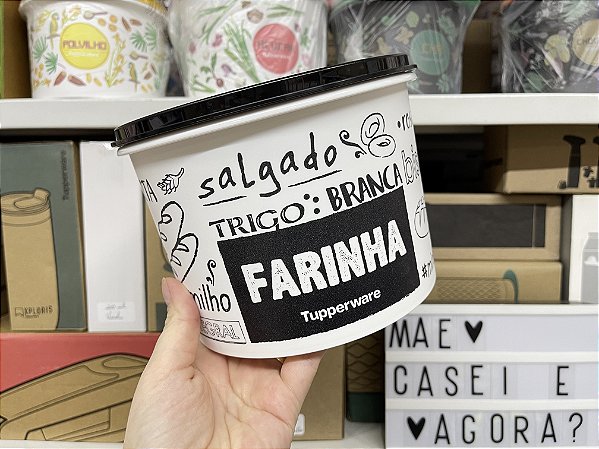 Tupper Caixa Farinha PB 1,8 kg / 2,4 L