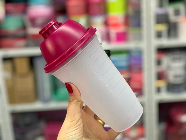 Quick Shake II 500 ml - Base Translúcida e Tampa Vinho