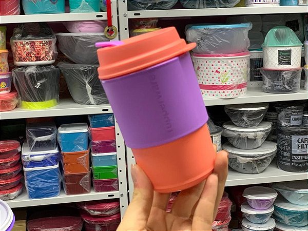Copo para Viagem 350 ml Salmão