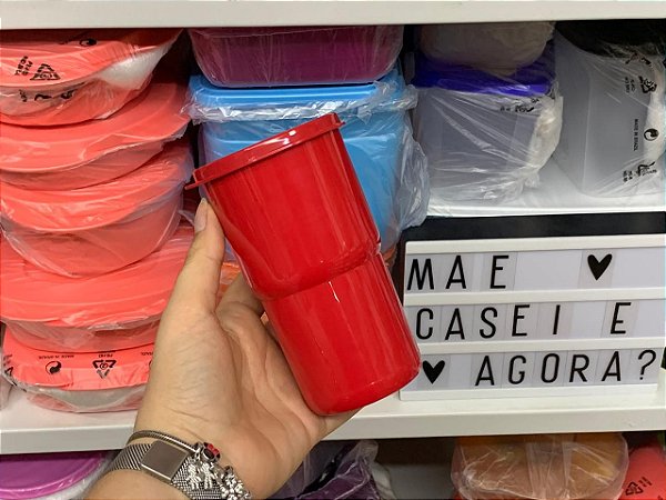 Copo Colors 350 ml Vermelho