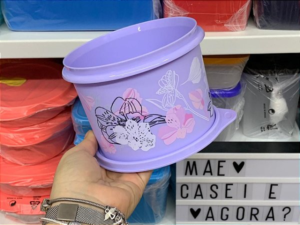 Tupper Caixa 1,1 Litros Lírios