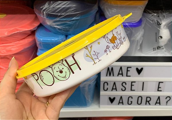 Tupper Pratinho Ursinho Pooh 500 ml
