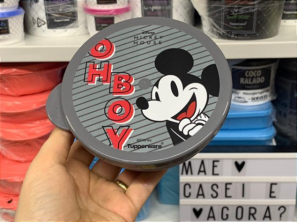 Pote Redondo Mickey Retrô 300 ml