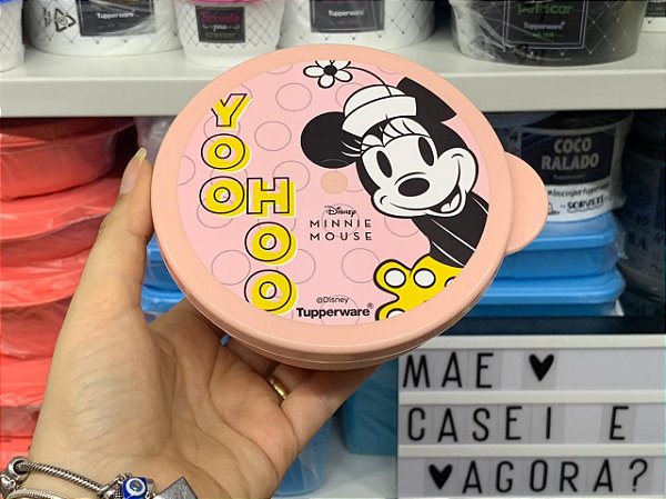 Pote Redondo Minnie Retrô 300 ml