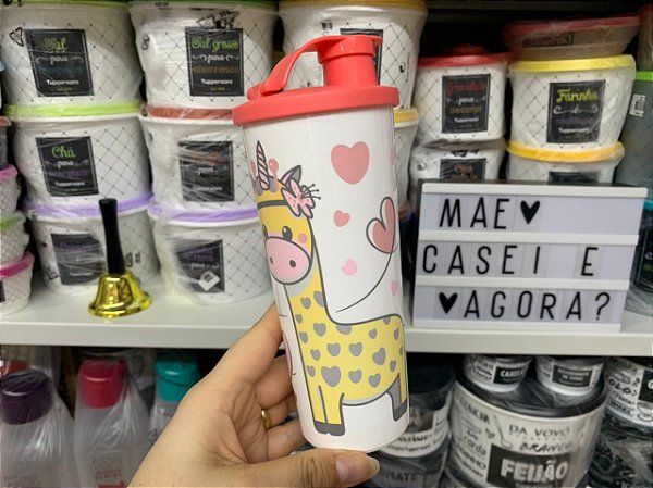 Copo com Bico 470 ml Girafinha
