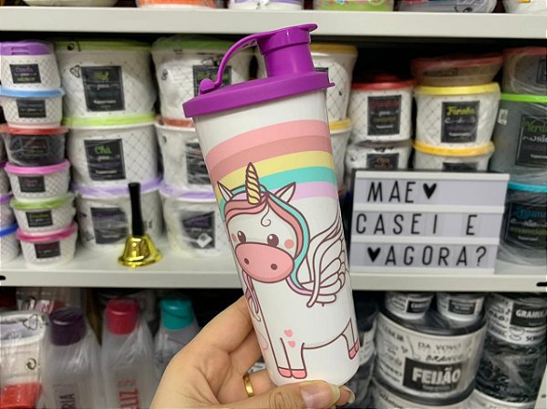 Copo com Bico 470 ml Unicórnio