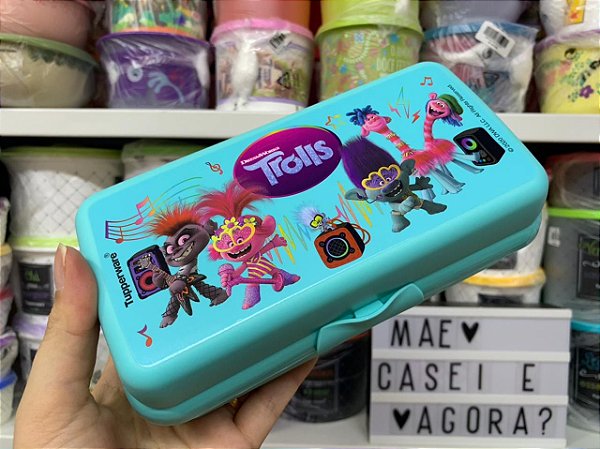 Porta Sanduíche Retangular Trolls 2