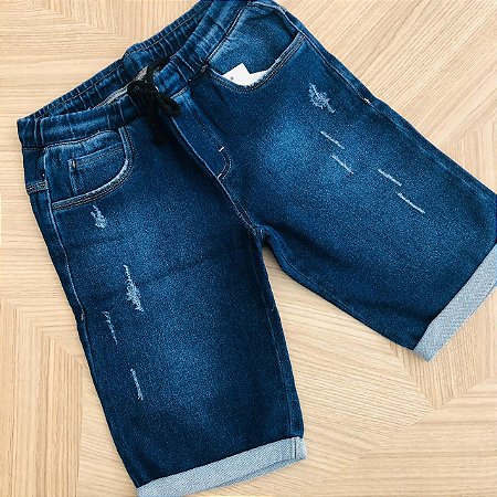 bermuda jeans masculino infantil