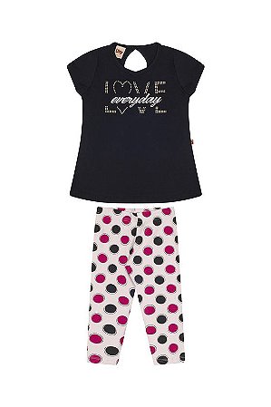 calça capri infantil feminina