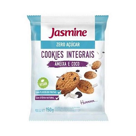 Cookies Integrais de Ameixa e Coco JASMINE Zero Açúcar