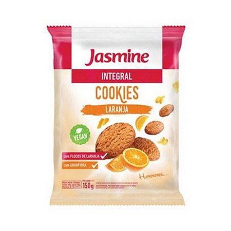 Cookies Integrais de Laranja JASMINE Vegano 150g