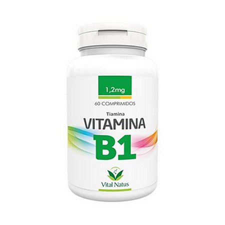 Vitamina B1 (Tiamina) VITAL NATUS 1,2mg 60 Comprimidos