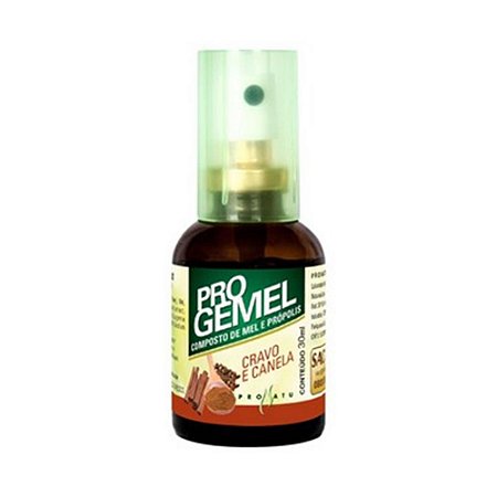 Progemel Spray de Própolis Mel Cravo Canela PRONATU 30ml