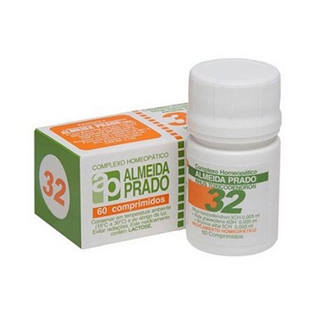 Complexo Homeopático Nº 32 ALMEIDA PRADO (Reumatismo) 60 Comprimidos