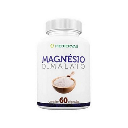 Magnésio Dimalato (+Fósforo +Zinco) MEDIERVAS 600mg 60 Cápsulas