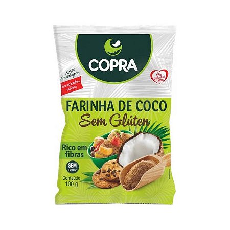 Farinha de Coco COPRA Sem Glúten 100g