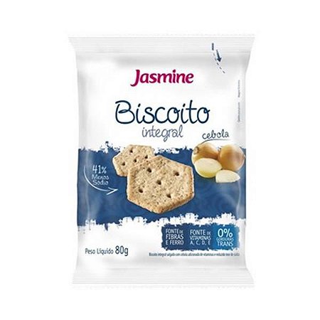 Biscoito Integral JASMINE Sabor Cebola 80g